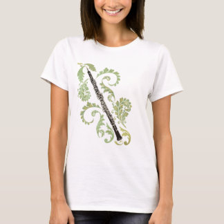 Camiseta Oboe y follaje