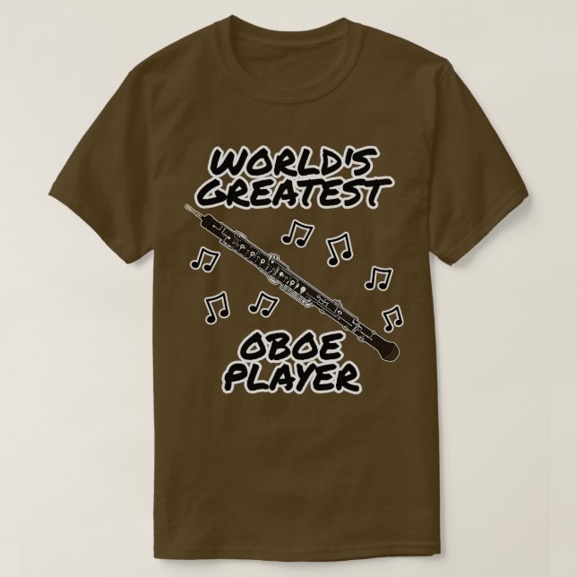 Camiseta Oboist Woodwind Musici (Diseño del anverso)