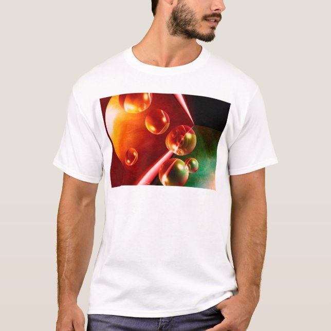 Camiseta Obra abstracta contemporánea de Serdar Hizli (Anverso)