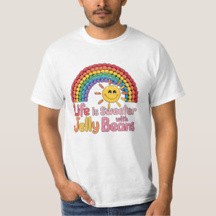 Camiseta Obra artística artística artística de Jelly Bean p