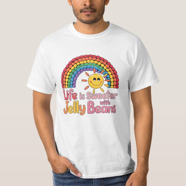 Camiseta Obra artística artística artística de Jelly Bean p (Anverso)
