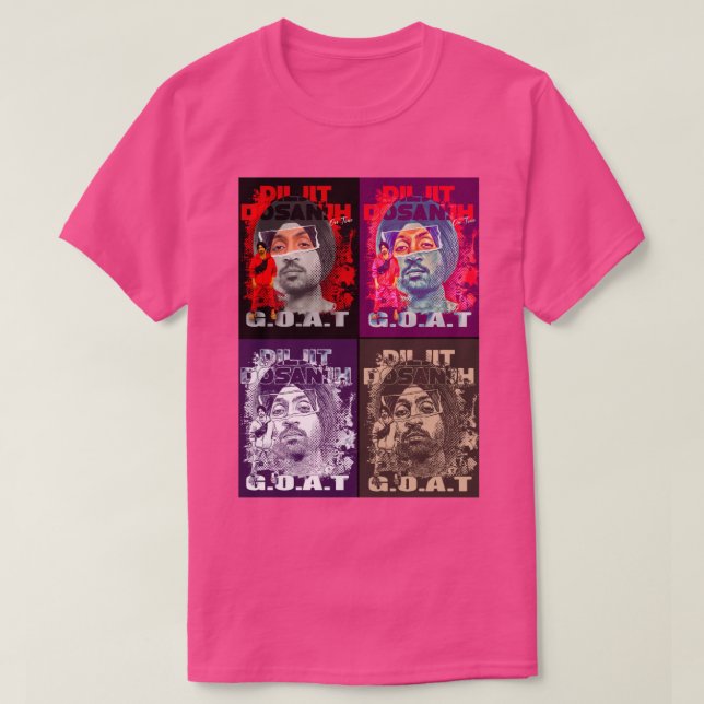 Camiseta Obra artística de Diljit Dosanjh 3 (Diseño del anverso)