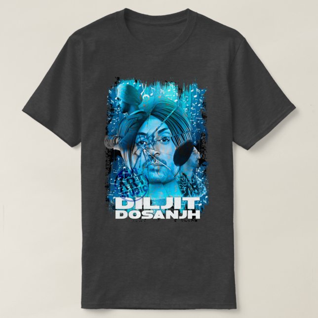 Camiseta Obra artística de Diljit Dosanjh 4 (Diseño del anverso)