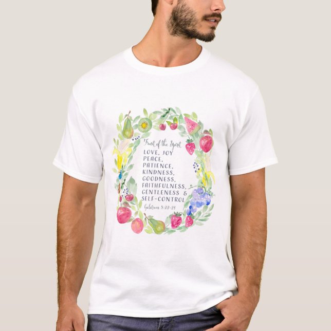 Camiseta Obra artística de la acuarela del espíritu (Anverso)