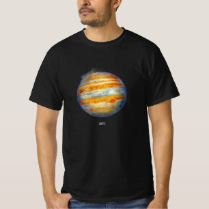 Camiseta Obra artística del planeta Júpiter - Ilustracion e