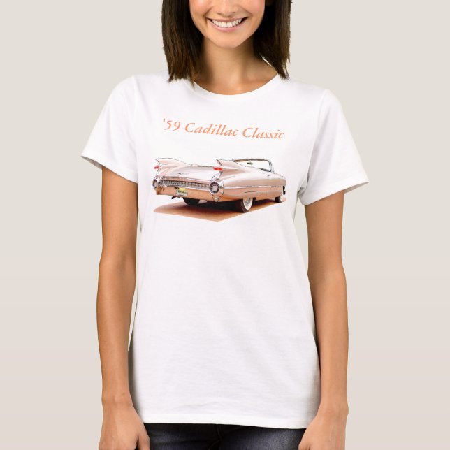 Camiseta Obra clásica 1959 de Cadillac (Anverso)