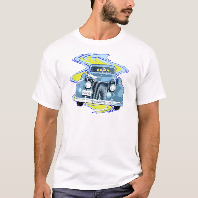 CAMISETA OBRA CLÁSICA CADILLAC 1938 (Anverso)