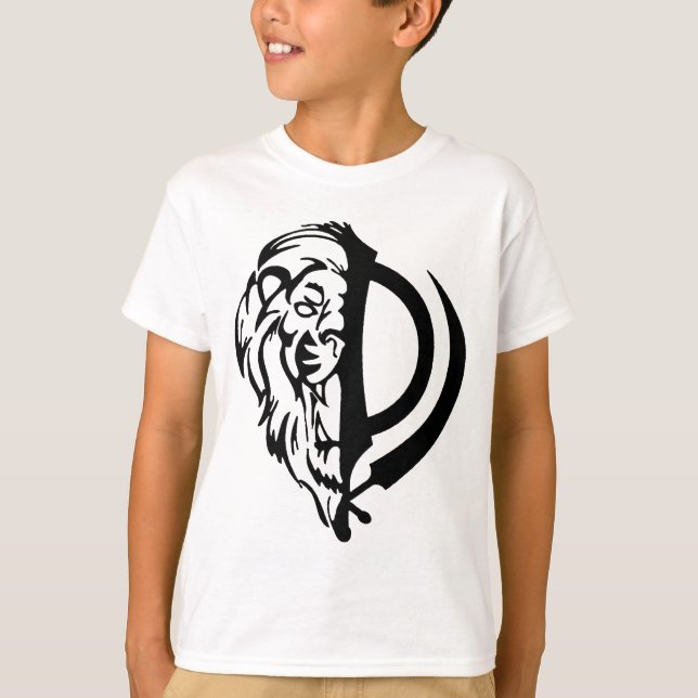 Camiseta Obra clásica de Khanda del león (Anverso)