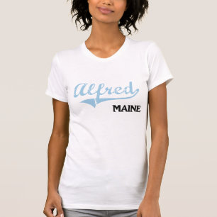 Camiseta Obra clásica de la ciudad de Alfred Maine