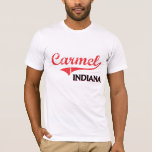 Camiseta Obra clásica de la ciudad de Carmel Indiana
