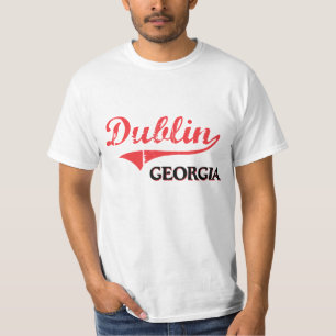 Camiseta Obra clásica de la ciudad de Dublín Georgia