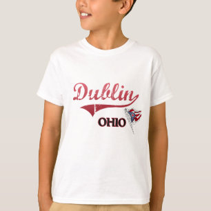 Camiseta Obra clásica de la ciudad de Dublín Ohio