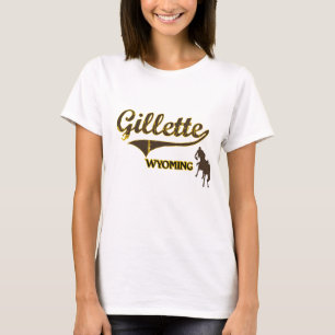 Camiseta Obra clásica de la ciudad de Gillette Wyoming