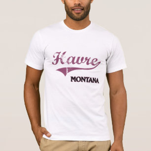 Camiseta Obra clásica de la ciudad de Havre Montana