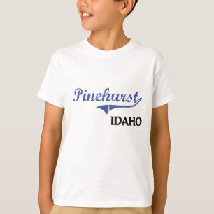 Camiseta Obra clásica de la ciudad de Pinehurst Idaho