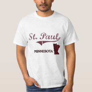 Camiseta Obra clásica de la ciudad de San Pablo Minnesota