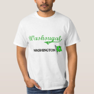 Camiseta Obra clásica de la ciudad de Washougal Washington