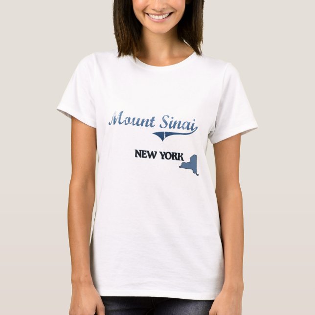 Camiseta Obra clásica de New York City del monte Sinaí (Anverso)