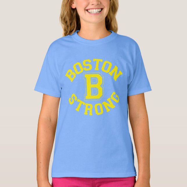 Camiseta Obra clásica fuerte de Boston B (Anverso)