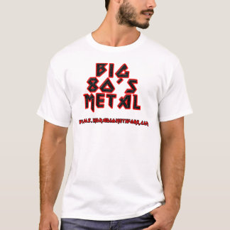 Camiseta Obra clásica metalizado T de los años 80 grandes