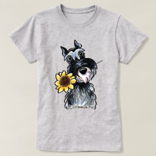 Camiseta Obra clásica soleada del Schnauzer