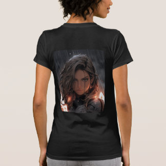 Camiseta Obra de Anime Battle Angel Alita.