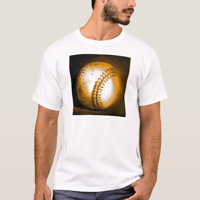 Camiseta Obra de arte de béisbol (Anverso)