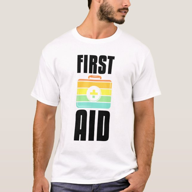 Camiseta Obra de arte de cosecha de Guay First Aid Acti de  (Anverso)