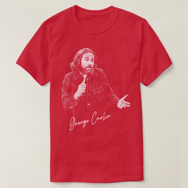 Camiseta Obra de arte de fans retro de George lin 70 (Diseño del anverso)