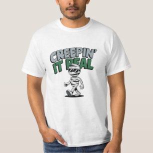 Camiseta Obra de arte de Halloween de Cute y Eerie para los