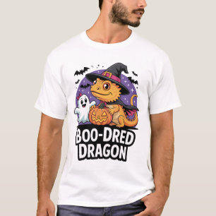 Camiseta Obra de arte de Halloween de Dragon Boo-Dred