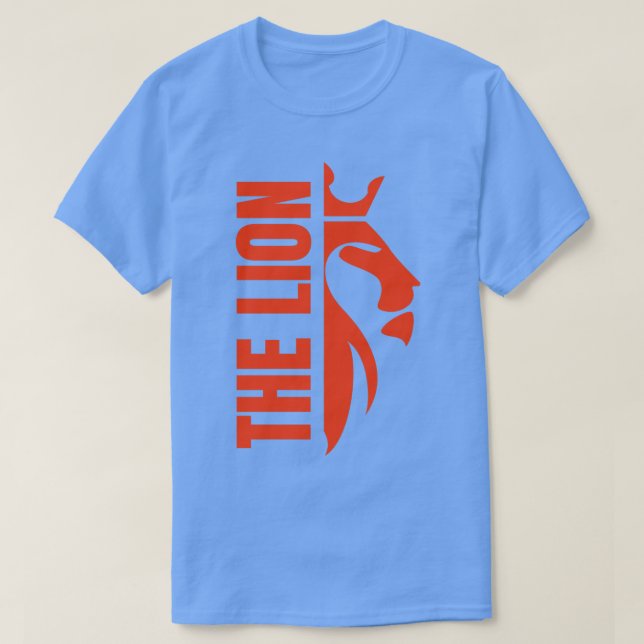 Camiseta Obra de arte de león 1 (Diseño del anverso)