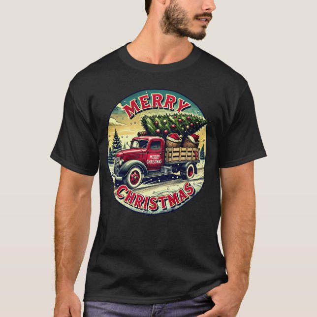 Camiseta Obra de arte de los Navidades de Christmasruck (Anverso)