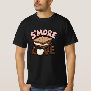 Camiseta Obra de arte de S'mores retro y capricho para los 