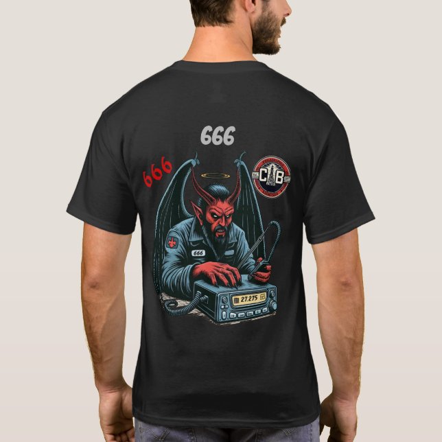 Camiseta Obra de arte de T-Shirt 666 (Reverso)