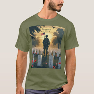 Camiseta Obra de arte de tributo en el Día del Recuerdo - H