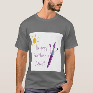 Camiseta Obra de arte de tu hijo para el día del padre en u