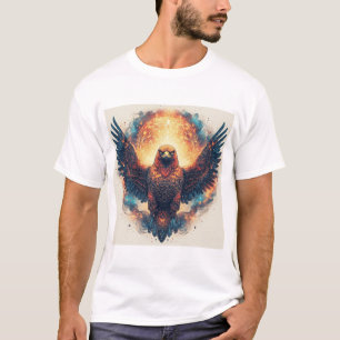 Camiseta Obra de arte del águila vibrante