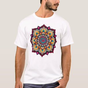 Camiseta Obra de arte espiritual de Mandala