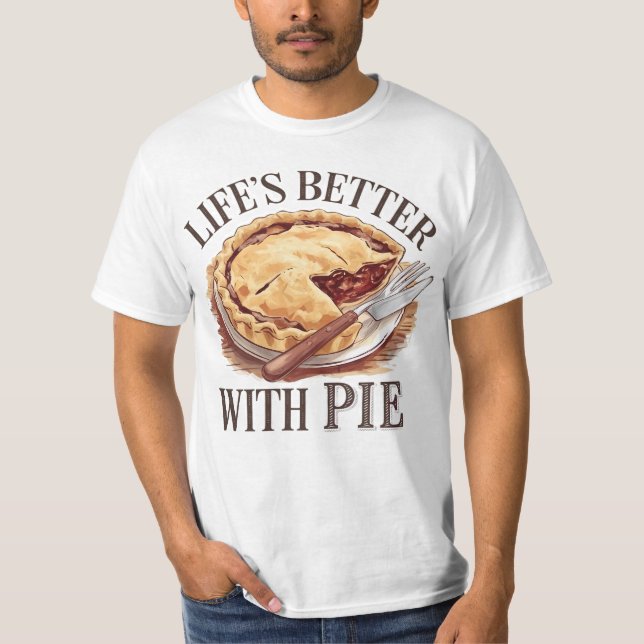 Camiseta Obra de arte festiva para entusiastas de la comida (Anverso)