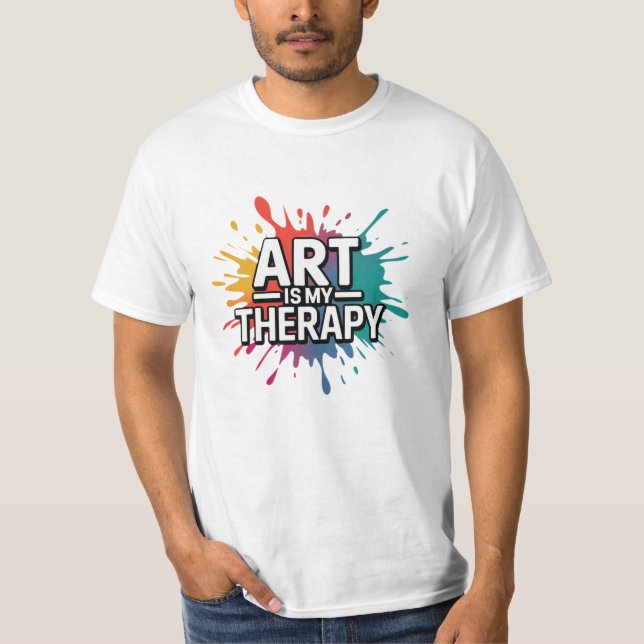 Camiseta Obra de arte lúdica para almas artísticas (Anverso)