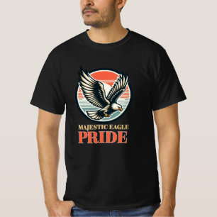 Camiseta Obra de arte majestuosa y de águila patriótica