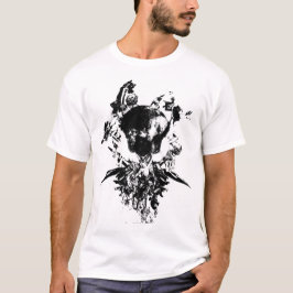 Camiseta Obra de arte original #3 Blanco y negro