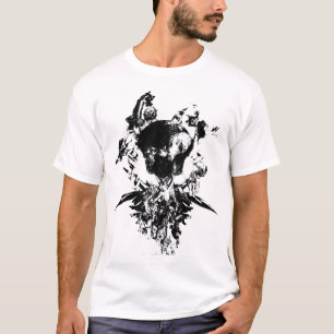 Camiseta Obra de arte original #3 Blanco y negro