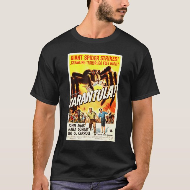 Camiseta Obra de arte original del Poster Tarantula 1955 (Anverso)