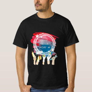 Camiseta Obra de arte para la celebración del Día del Traba