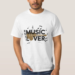 Camiseta Obra de arte para los amantes de la música en toda