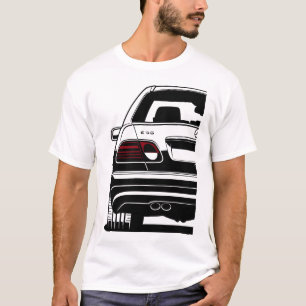 Camiseta Obra de arte Retro Mercedes W210