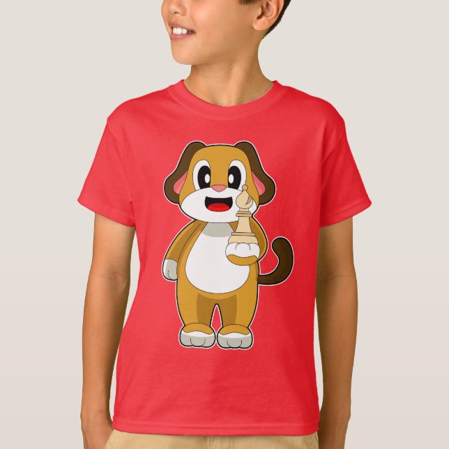 Camiseta Obra de Dog Chess Bishop Chess (Anverso)