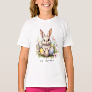 Camiseta Obra de Easter Bunny & Easter Eggys